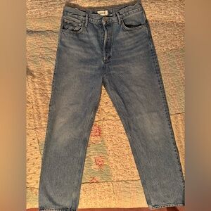AGOLDE Women's Straight Jeans in Blue